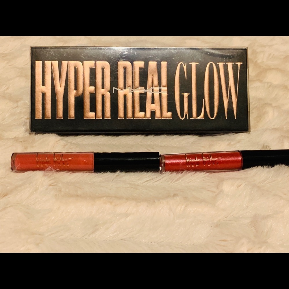 💋New Mac Hyper Real Glow Palette/ Flash+Awe +gift